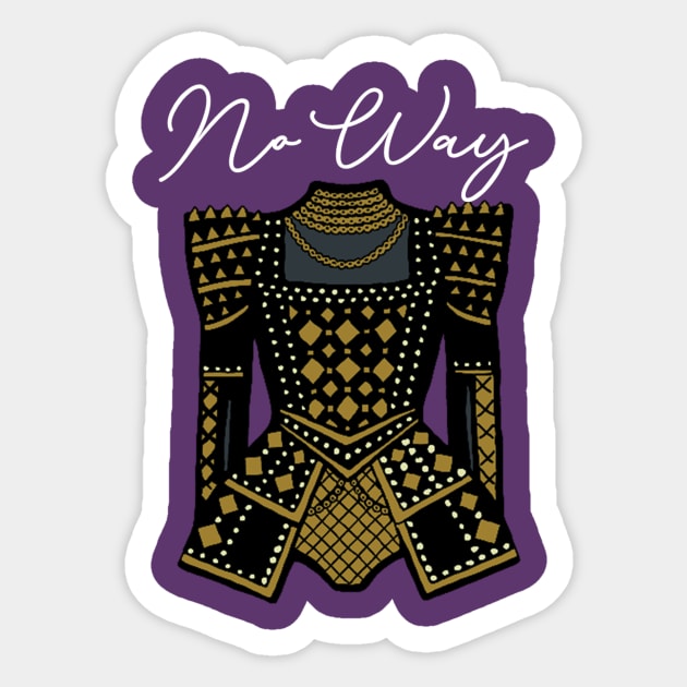 Six the Musical - Catherine of Aragon Sticker by m&a designs